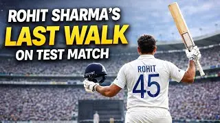 Rohit Sharma&rsquo;s Last Walk in Test Cricket 🏏 | An Emotional Farewell