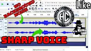 How to edit audio with a crisp on audacity | loud and clear