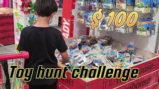 IVAN SPENDS $ 100 in 15 MINUTES !! Toy Hunt Shopping Challenge at The Warehouse