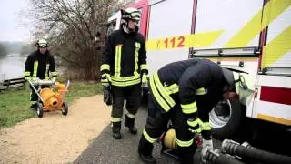 Eisele sewage pumps in use at the voluntary fire brigade in Sigmaringen