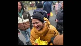Kharkiv Ukraine village food distribution!