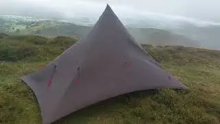 Wind test(Mountain Laurel Designs Duomid Silnylon version) 