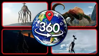 VR 360° - Top 4: Scary Giant Creatures Found on Google Earth!