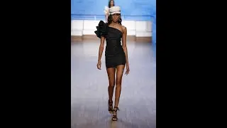 Cindy Bruna walks for ELISABETTA FRANCHI