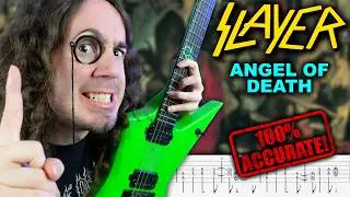 How To REALLY Play The ANGEL OF DEATH Solos (w/ Tabs!)