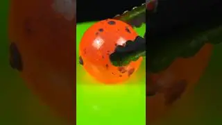 ASMR: Hot Metal Ball vs Neon Object #asmr #shorts