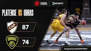 #PLATENSE LO DIO VUELTA ante #OBRAS con un gran último cuarto | Platense 87-74 Obras | Resumen