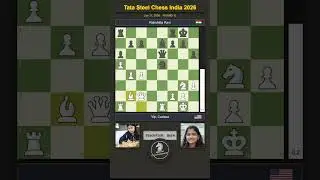 🇺🇸 Carissa Yip vs Rakshitta Ravi 🇮🇳 | Tata Steel Chess India 2026 | Round 13