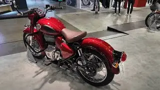 2025 ROYAL ENFIELD CLASSIC 350 motorcycle at EICMA show in Italy