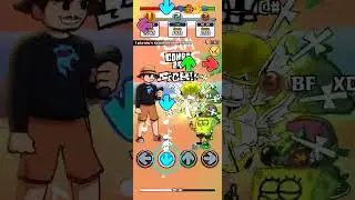 robo sandy, angel Garfield and more battle Mr. Beast in fnf BeatBattle