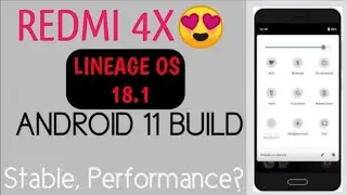 LineageOS 18.1 Unofficial | Redmi 4X Rom | ANDROID 11/R  | Gaming Rom | Best Performance Rom🔥🔥