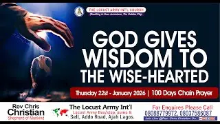 Rev Chris Christian | God Gives Wisdom to the Wise-hearted