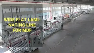 🔥 Wide-Width Pur Laminating Line | MDF Laminated with PET-G | High Efficiency