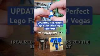 UPDATING The Lego Fallout New Vegas Securitron #lego #fallout #falloutnewvegas