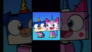 Unikitty y Puppycorn! 💗💙 #edit #unikitty #trend #shorts #viral #cute