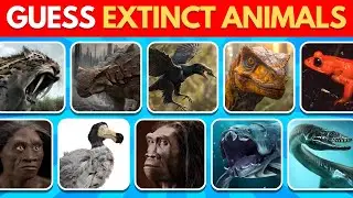 Can You Guess 100 Extinct Animals? ⏱️🦣 EXTINCT ANIMALS QUIZ
