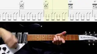 Guitar TAB : Ain't She Sweet (Rhythm Guitar) - The Beatles