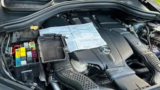 Mercedes GL350, GL450 Fuse Box Location and Diagram Tutorial