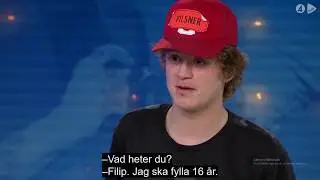 Filip Vestin pissar p&aring; v&auml;rdigheten i Idol 2017