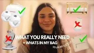 DIAPER BAG & NEWBORN ESSENTIALS