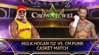 WWE 2K25 - Casket  Match: Hulk Hogan vs CM Punk | Crown Jewel #W2K25