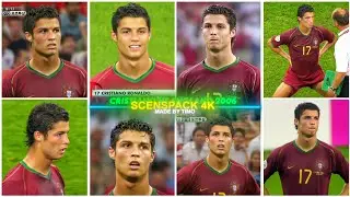 Cristiano Ronaldo Vs England 2006 / RARE CLIPS ● SCENEPACK 4K ( No AE CC Only TOPAZ)