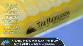 Promotional 7-Day Med Minder Pill Box
