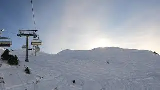 Warth-Schr&ouml;cken Ski-Gebiet, Saloberjet Bergsteigen (4k)