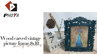 Professional wood carved vintage picture frame 8x10 manufacturers