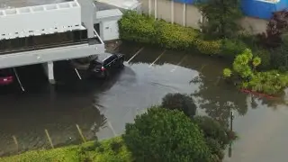 Flooding turns North Bay roads into rivers
