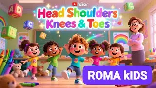 Head and Shoulders Nursery Rhyme | Fun Body Parts Song for Kids | Learn with Music & Actions 👶🎶