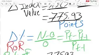 Investment (Market Indices, Price Weighted Method & Stock Split)