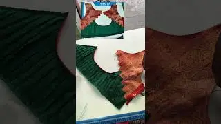 trending back neck design cutting and stitching #viralshort #blouse #blousedesigns