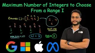 Maximum Number of Integers to Choose From a Range I | Leetcode 2554