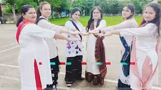 Barso re Megha | Cham Cham  |Sawan Celebration Dance by EBC dance and Fitness #nature #monsoon2024