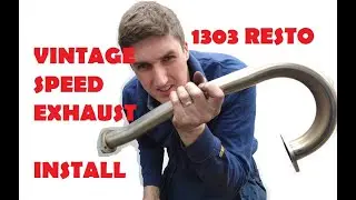 VINTAGE SPEED EXHAUST installation and other progress - 1303S Resto -