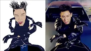 Squid Game Thanos | BIGBANG - BANG BANG BANG | Pop Drawing Meme #392
