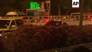 Convoy carries North Korea's Kim on tour of Singapore