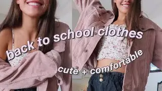 BACK TO SCHOOL HAUL (cute + comfortable) ft. princess polly