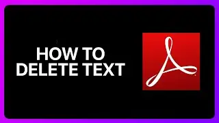 How To Delete Text In Adobe Acrobat Reader Tutorial