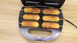 Gaufrier Hot Dog Waffle 🌭 Gaufres Sucettes Maison 🍭