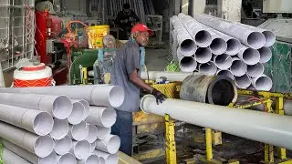 Incredible Manufacturing Process of Making PVC Pipe & Motorbike Hub Got In A Factory