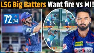 IPL 2025- LSG: Mitchell Marsh, Nichols Pooran & Pant Wants Big vs MI | Rishabh Pant | LSG Team | LSG