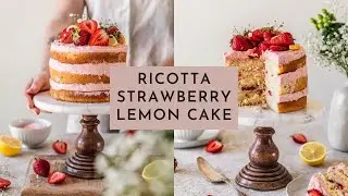 Ricotta Strawberry Lemon Cake
