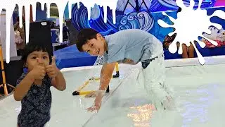 Berenang di Kolam Slime?! Pool of OOBLECK!!