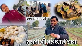 દ્વારકાથી ઘરે આઈ ગયા#vairalvideo #p_k_vadhaniya #farming