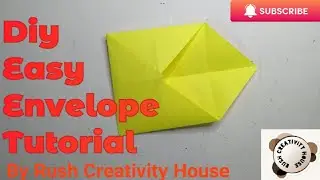 Diy Easy Envelope ✉️ Tutorial|@RushCreativityHouse