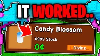 This CANDY BLOSSOM TRICK Actually WORKS?! (Grow A Garden)