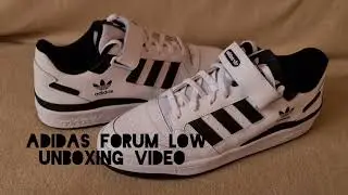 Adidas Forum Low white Black Unboxing Video