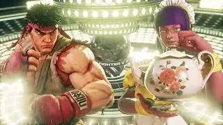 Street Fighter V Champion Edition: PintoAlpha(Ryu) Vs R-type-Delta(Menat) Ranked Set
